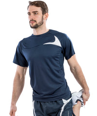Spiro Dash Training Shirt - Navy/White