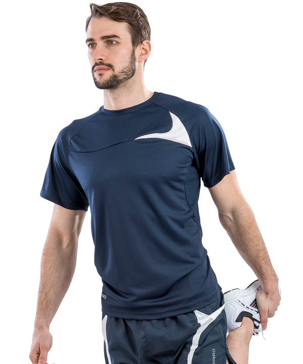 Spiro Dash Training Shirt - Navy/White