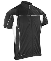 Spiro Bikewear Full-zip Top - Black/White