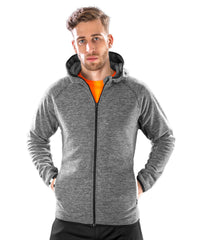 Spiro Microfleece Hoodi - Grey/Black
