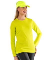 Women's Spiro Quick-dry Long Sleeve T-shirt - Black
