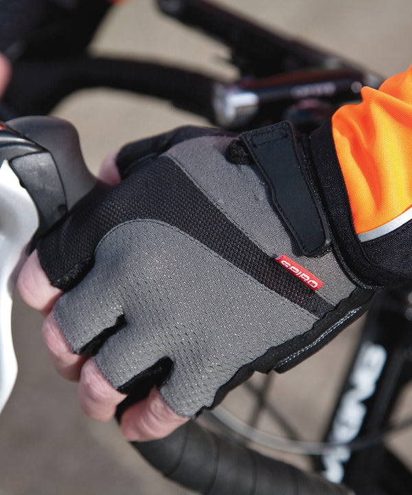 Spiro Short Glove - Grey/Black