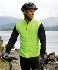 Spiro Bikewear Crosslite Gilet - Neon Lime