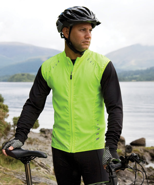 Spiro Bikewear Crosslite Gilet - Neon Lime
