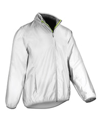 Spiro Luxe Reflective Hi-vis Jacket - Neon White