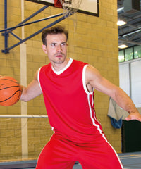 Spiro Basketball Quick-dry Top - Black/White