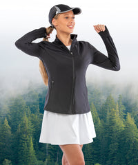 Spiro Recycled Women’s Fitness Jacket - Black