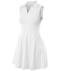 Spiro Recycled Women’s Fitness Dress - White