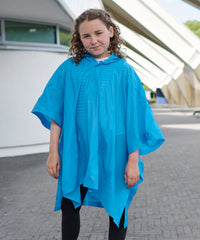 Splashmacs Kids Plastic Poncho - Black