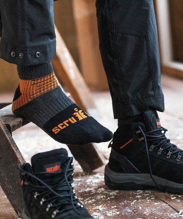 Scruffs Trade Socks (3-pack) - Black