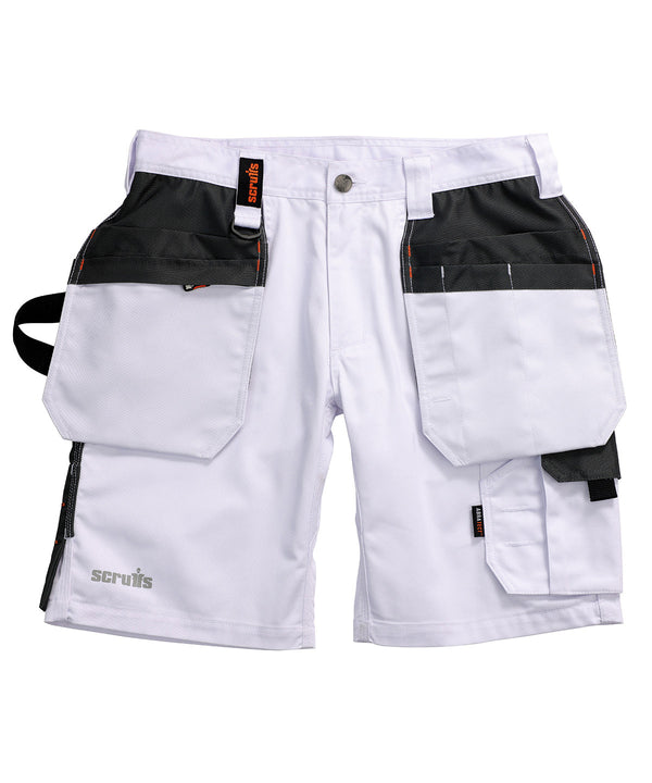 Scruffs Worker Plus Holster Shorts - White