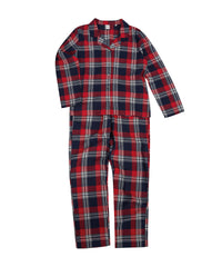 SF Women's Tartan Lounge Set - Red/Navy Check