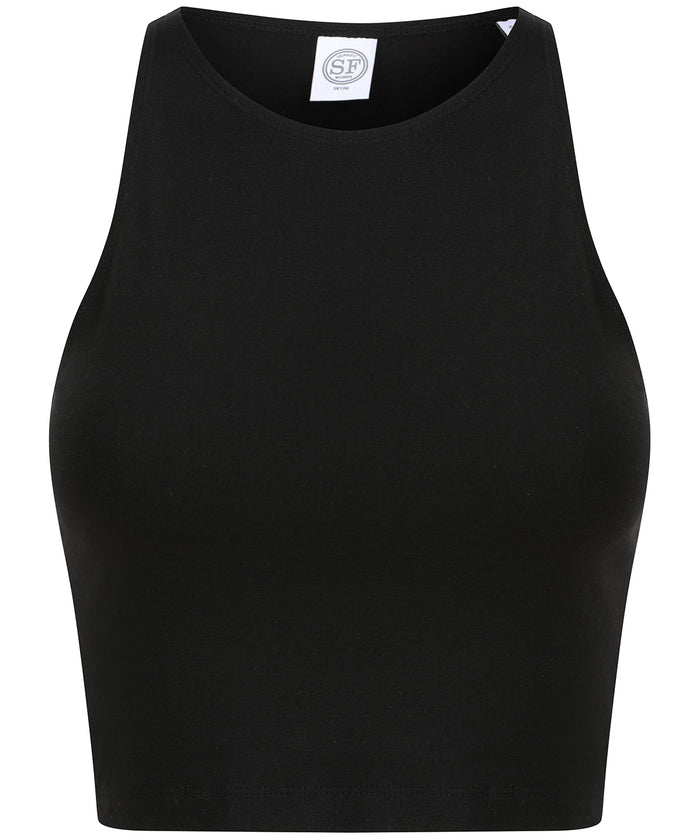SF Women's Cropped Top - Black