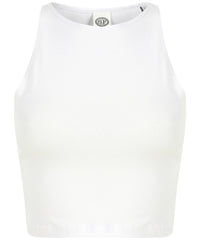 SF Women's Cropped Top - White