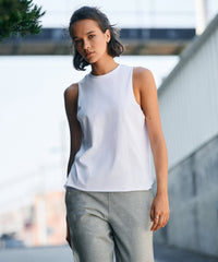 SF High Neck Vest - Black