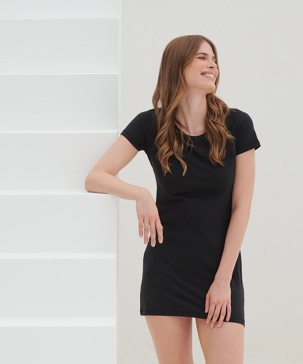 SF T-shirt Dress - Black