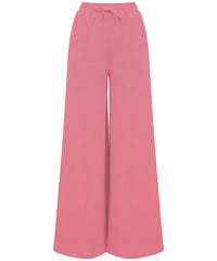 SF Women's Sustainable Fashion Wide Leg Joggers - Dusky Pink