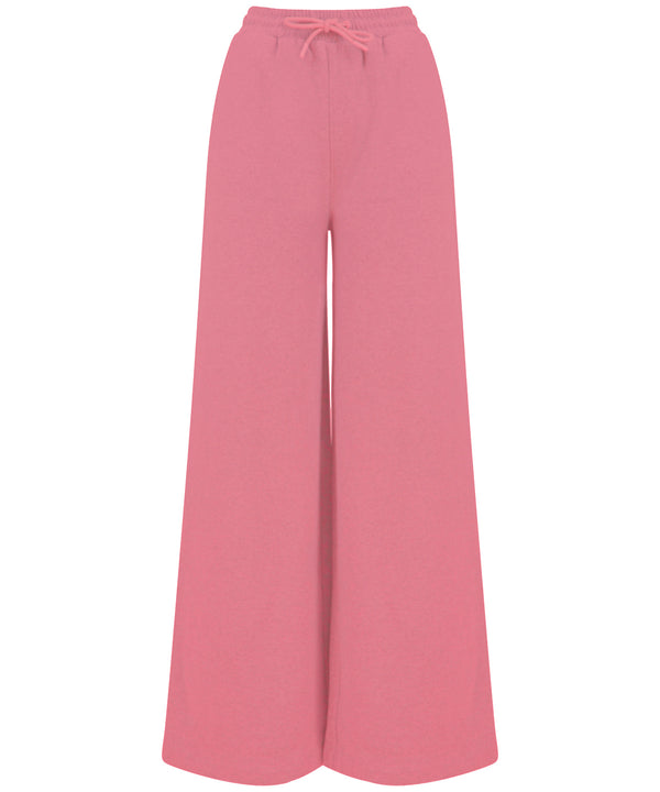SF Women's Sustainable Fashion Wide Leg Joggers - Dusky Pink