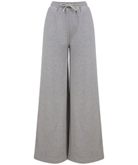 SF Women's Sustainable Fashion Wide Leg Joggers - Heather Grey