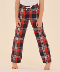 SF Kids Tartan Lounge Pants - Navy/Green Check