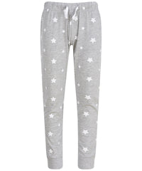 SF Kids Cuffed Lounge Pants - Heather Grey/White Stars
