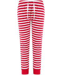 SF Kids Cuffed Lounge Pants - Red/White Stripes