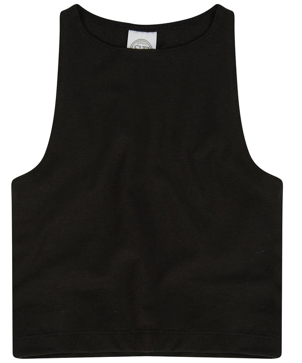 SF Kids Cropped Top - Black