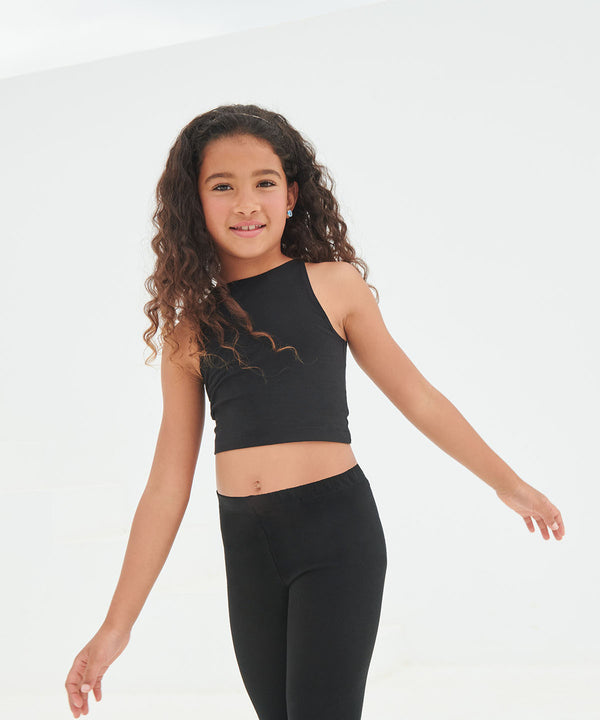 SF Kids Cropped Top - Black