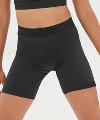 Kids Fashion Cycling Shorts - Black/Black