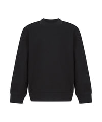 SF Kids Sustainable Fashion Curved Hem Sweatshirt - Black