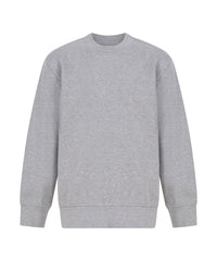 SF Kids Sustainable Fashion Curved Hem Sweatshirt - Heather Grey