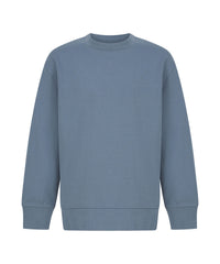 SF Kids Sustainable Fashion Curved Hem Sweatshirt - Stone Blue
