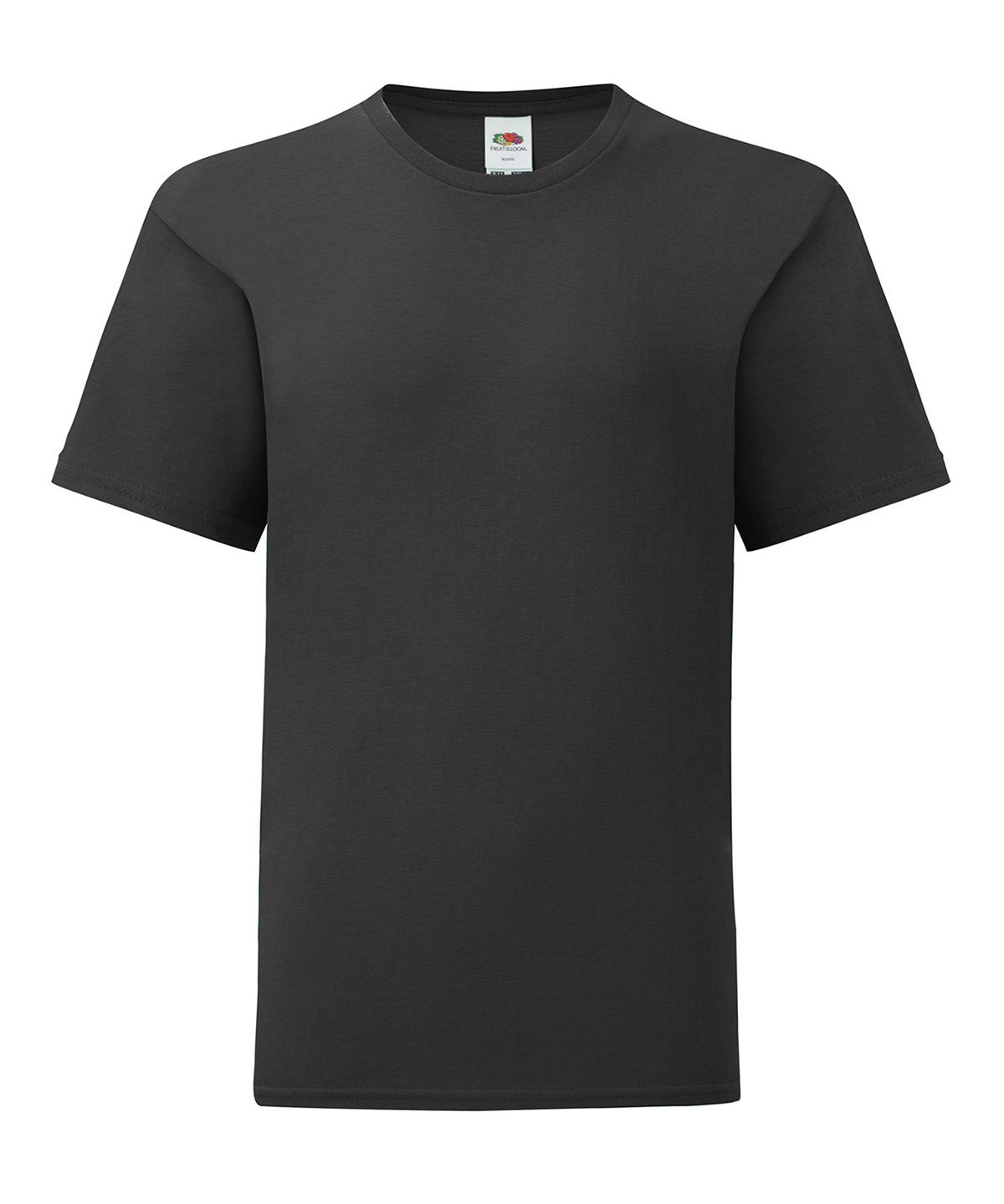 Fruit of the Loom Kids Iconic 150 T - Black