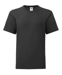 Fruit of the Loom Kids Iconic 150 T - Black