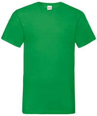 Fruit of the Loom Valueweight V-neck T - Kelly Green