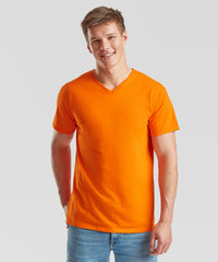 Fruit of the Loom Valueweight V-neck T - Azure Blue