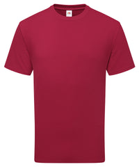 Fruit of the Loom Pure Cotton T - Cranberry
