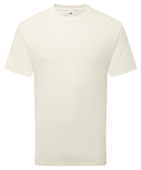 Fruit of the Loom Pure Cotton T - Natural