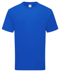 Fruit of the Loom Pure Cotton T - Royal Blue