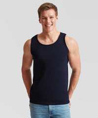 Fruit of the Loom Valueweight Athletic Vest - Black*