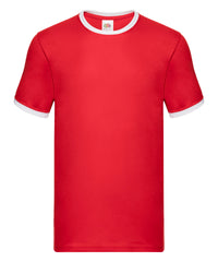Fruit of the Loom Ringer T - Red/White