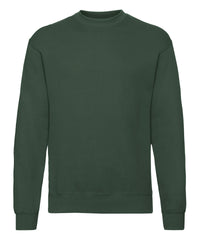 Fruit of the Loom Classic 80/20 Set-in Sweatshirt - Bottle Green*