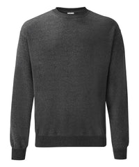 Fruit of the Loom Classic 80/20 Set-in Sweatshirt - Dark Heather Grey