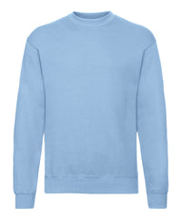 Fruit of the Loom Classic 80/20 Set-in Sweatshirt - Sky Blue