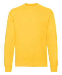 Fruit of the Loom Classic 80/20 Set-in Sweatshirt - Sunflower*