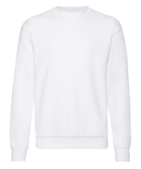 Fruit of the Loom Classic 80/20 Set-in Sweatshirt - White*†