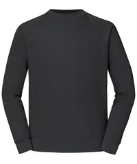Fruit of the Loom Classic 80/20 Raglan Sweatshirt - Light Graphite