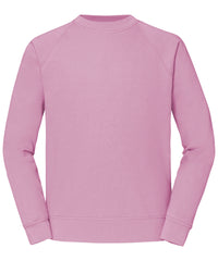 Fruit of the Loom Classic 80/20 Raglan Sweatshirt - Light Pink