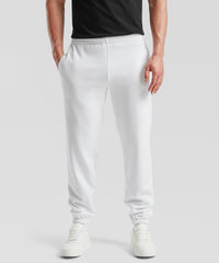 Fruit of the Loom Classic 80/20 Elasticated Sweatpants - Black