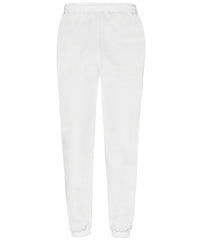 Fruit of the Loom Classic 80/20 Elasticated Sweatpants - White